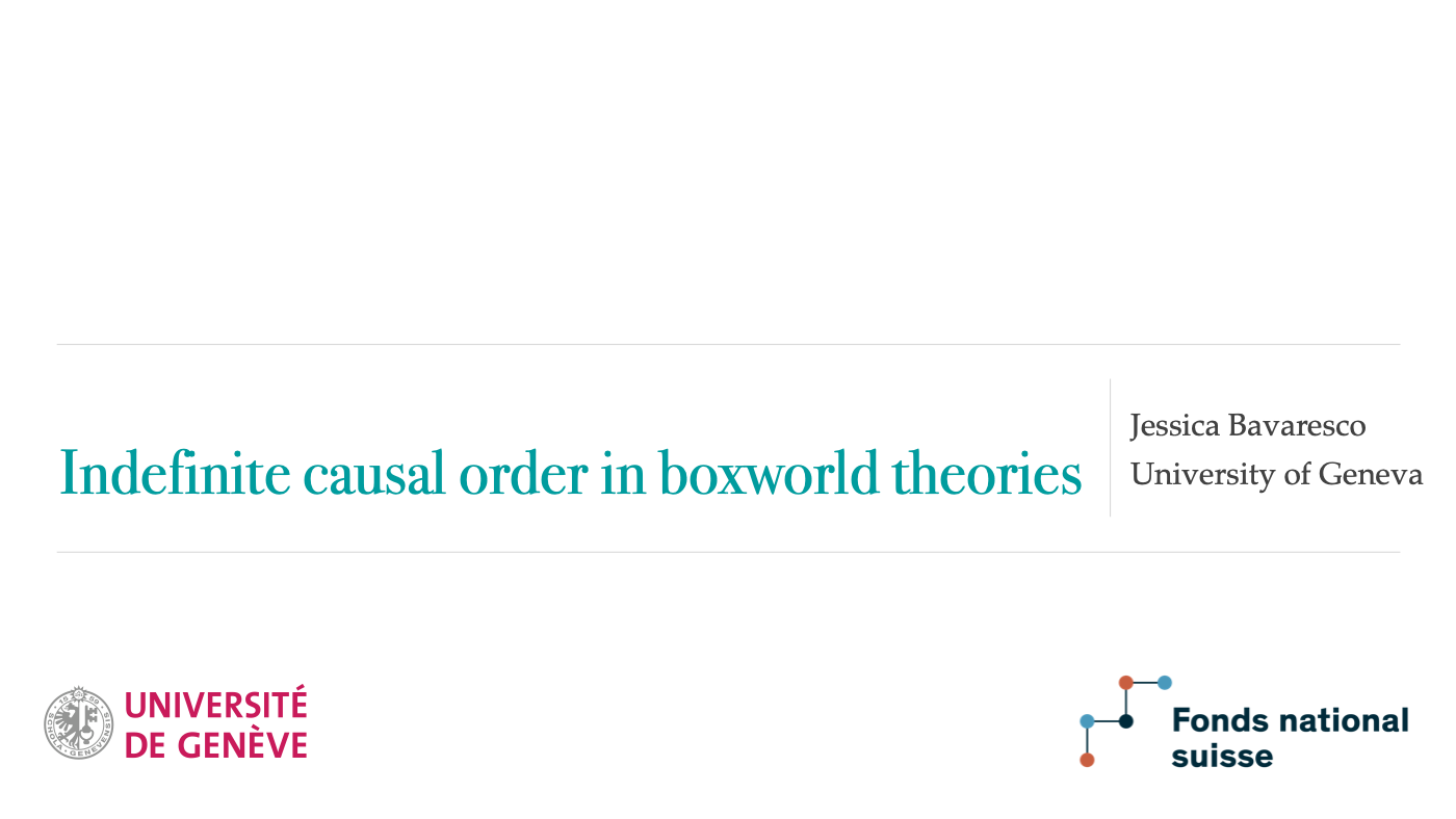 Indefinite causal order in boxworld theories