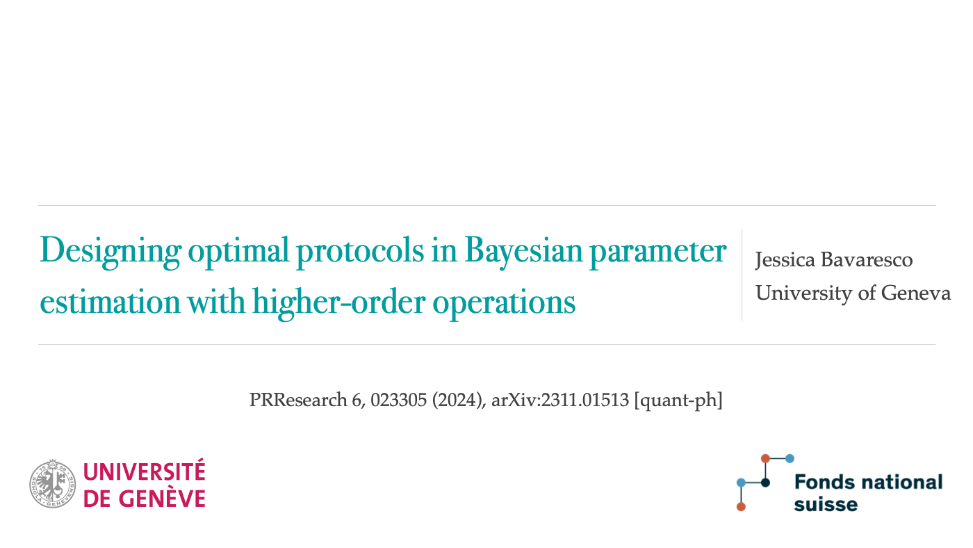 Designing optimal protocols in Bayesian parameter estimation with higher-order operations